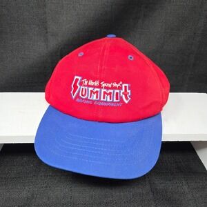 VTG Summit Racing & Equipment Men's Snapback Hat Cap Red USA Made